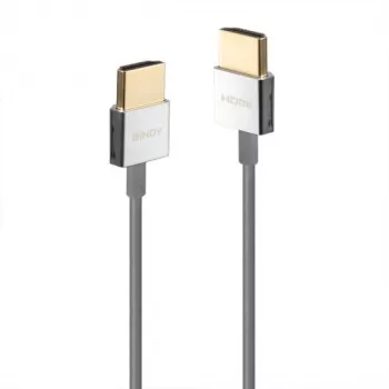 Lindy Ultra High Speed HDMI cienki kabel 0.5m, 0.5 m, HDMI Typ A (Standard), HDMI Typ A (Standard), 48 Gbit/s, Biały