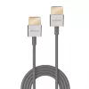 Lindy Ultra High Speed HDMI cienki kabel 0.5m, 0.5 m, HDMI Typ A (Standard), HDMI Typ A (Standard), 48 Gbit/s, Biały