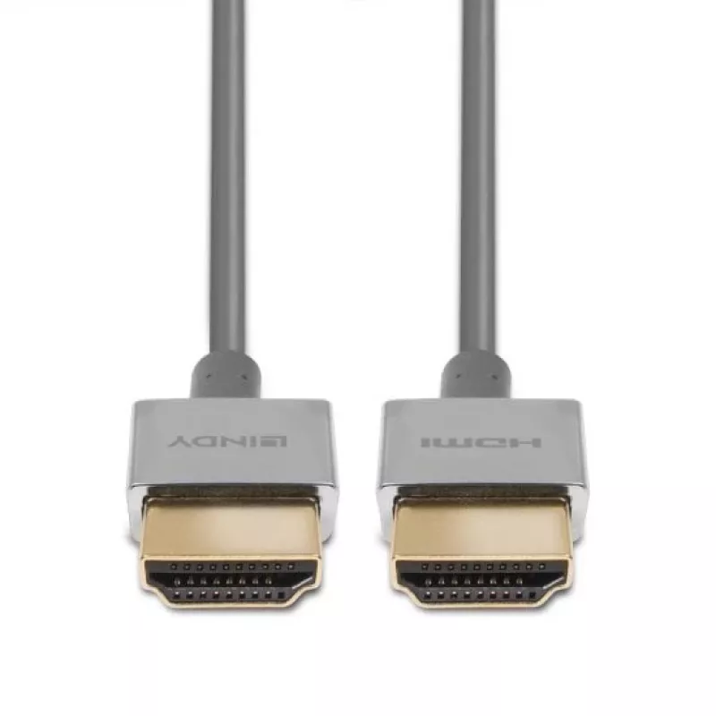 Lindy Ultra High Speed HDMI cienki kabel 1m, 1 m, HDMI Type A (Standard), HDMI Type A (Standard), 48 Gbit/s, biały