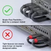 Lindy 3m 4K60Hz HDMI kabel, Flexible, 3 m, HDMI Typ A (Standard), HDMI Typ A (Standard), 18 Gbit/s, Czarny
