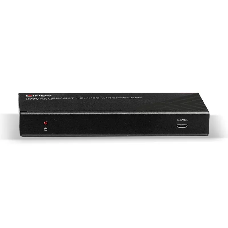 Lindy 100m Cat.6 HDMI 4K60, IR i RS-232 HDBaseT Extender, Odbiornik