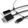 Lindy USB Type C, mDP i DisplayPort na HDMI 18G Converter Tether
