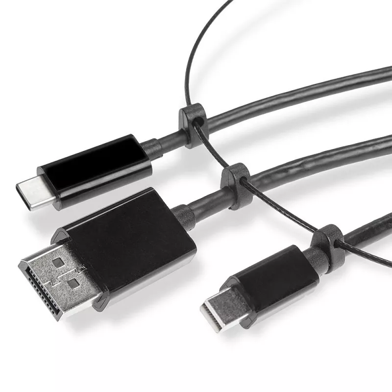 Lindy USB Type C, mDP i DisplayPort na HDMI 18G Converter Tether