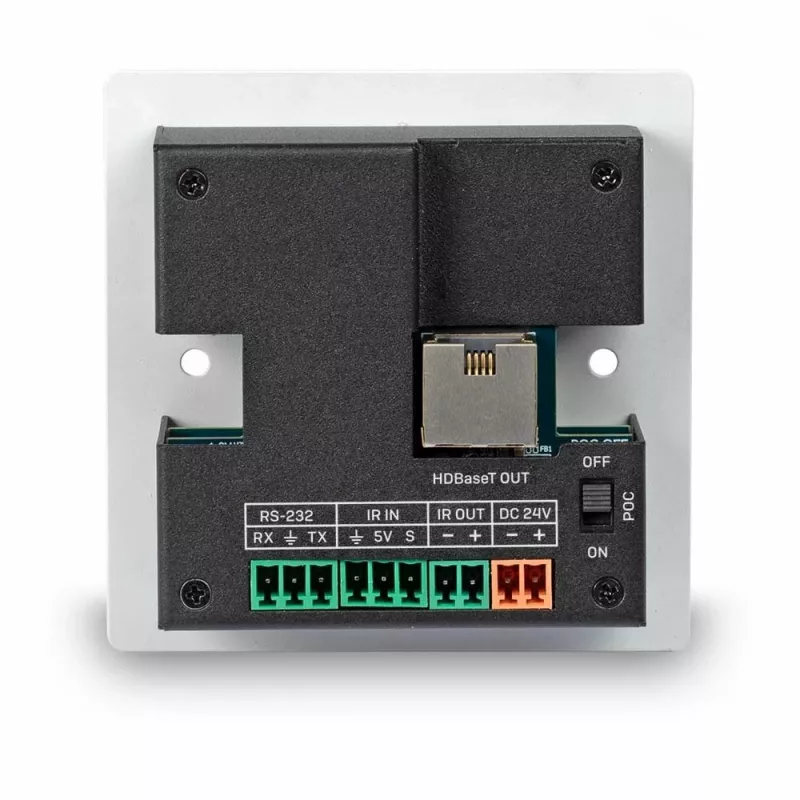 Lindy 150m Cat.6 HDMI 4K60 i Type C HDBaseT UK nadajnik KVM z płytą ścienną, nadajnik