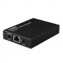 Lindy HDMI, KVM i IR Extender over IP, Odbiornik, Nadajnik i odbiornik, Przewodowy, 150 m, Cat5e, Cat6, Czarny, Metal