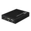 Lindy HDMI, KVM i IR Extender over IP, Odbiornik, Nadajnik i odbiornik, Przewodowy, 150 m, Cat5e, Cat6, Czarny, Metal