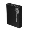 Lindy HDMI, KVM i IR Extender over IP, Odbiornik, Nadajnik i odbiornik, Przewodowy, 150 m, Cat5e, Cat6, Czarny, Metal