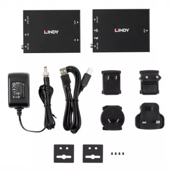 Lindy 39350 Przedłużacz KVM Nadajnik i odbiornik