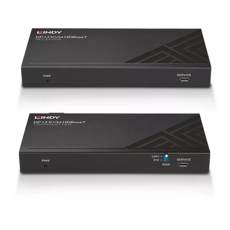 Lindy 150m Cat.6 DisplayPort 1.2, USB, IR i RS-232 HDBaseT KVM Extender