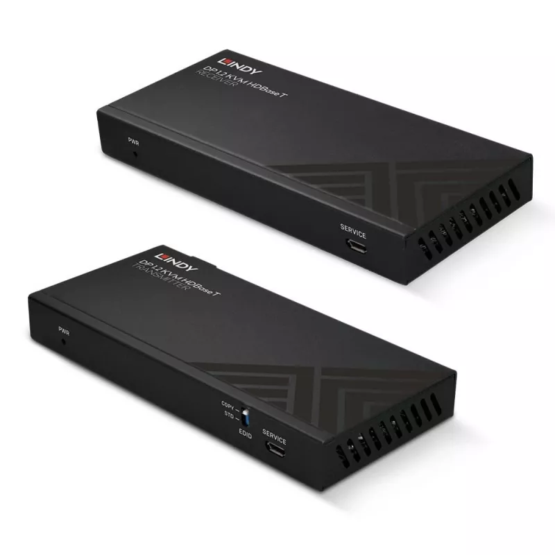 Lindy 150m Cat.6 DisplayPort 1.2, USB, IR i RS-232 HDBaseT KVM Extender