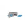Lindy 40324 blokada portu Blokada portu + klucz DisplayPort Niebieski Akrylonitryl-butadien-styren (ABS) 5 szt.