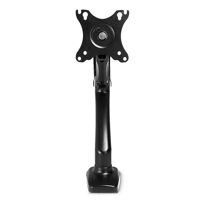 Lindy Pojedynczy monitor na ramieniu gazowo-sprężynowym do montażu na biurku, 6,5 kg, 43,2 cm (17 cali), 68,6 cm (27 cali), 75 x 75 mm, 100 x 100 mm, czarny