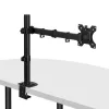 Lindy Pojedynczy regulowany uchwyt do monitora, 8 kg, 33 cm (13 cali), 81,3 cm (32 cale), 75 x 75 mm, 100 x 100 mm, Czarny