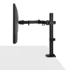 Lindy Pojedynczy regulowany uchwyt do monitora, 8 kg, 33 cm (13 cali), 81,3 cm (32 cale), 75 x 75 mm, 100 x 100 mm, Czarny