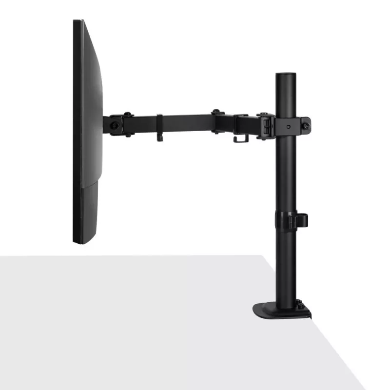Lindy Pojedynczy regulowany uchwyt do monitora, 8 kg, 33 cm (13 cali), 81,3 cm (32 cale), 75 x 75 mm, 100 x 100 mm, Czarny