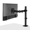 Lindy Pojedynczy regulowany uchwyt do monitora, 8 kg, 33 cm (13 cali), 81,3 cm (32 cale), 75 x 75 mm, 100 x 100 mm, Czarny