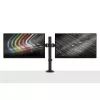 Lindy Dual Adjustable Display Mount, 8 kg, 33 cm (13 cali), 81.3 cm (32 cale), 75 x 75 mm, 100 x 100 mm, Czarny