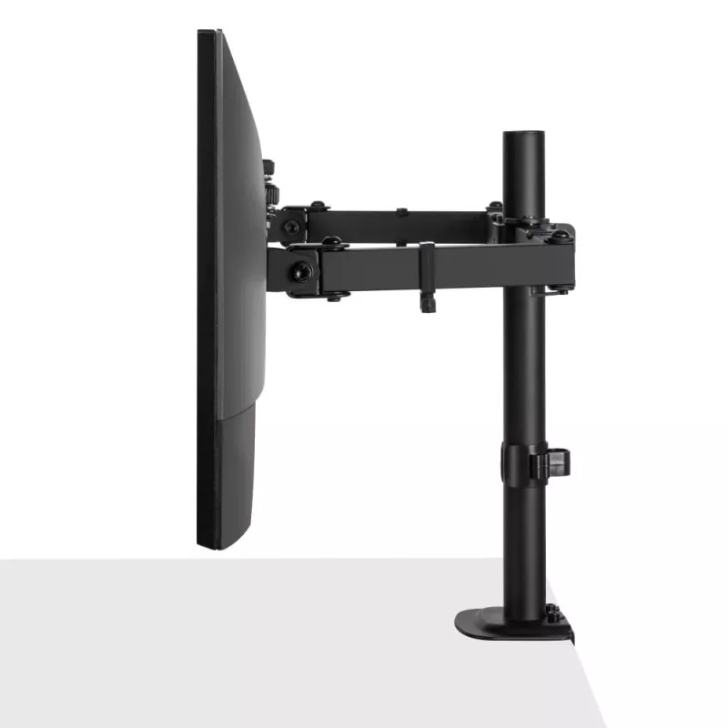 Lindy Dual Adjustable Display Mount, 8 kg, 33 cm (13 cali), 81.3 cm (32 cale), 75 x 75 mm, 100 x 100 mm, Czarny