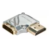 Lindy CROMO Adapter HDMI męski na HDMI żeński, kąt prosty 90 stopni, w lewo