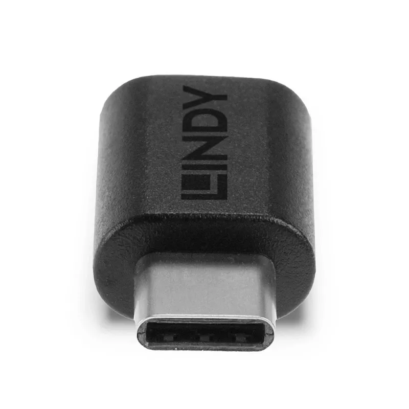 Lindy USB 3.2 Type C to C Adapter, USB 3.2 Type C, USB 3.2 Type C, Czarny