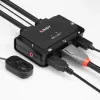 Lindy 2 Port DisplayPort 1.2, USB 2.0 i Audio kabel KVM Switch