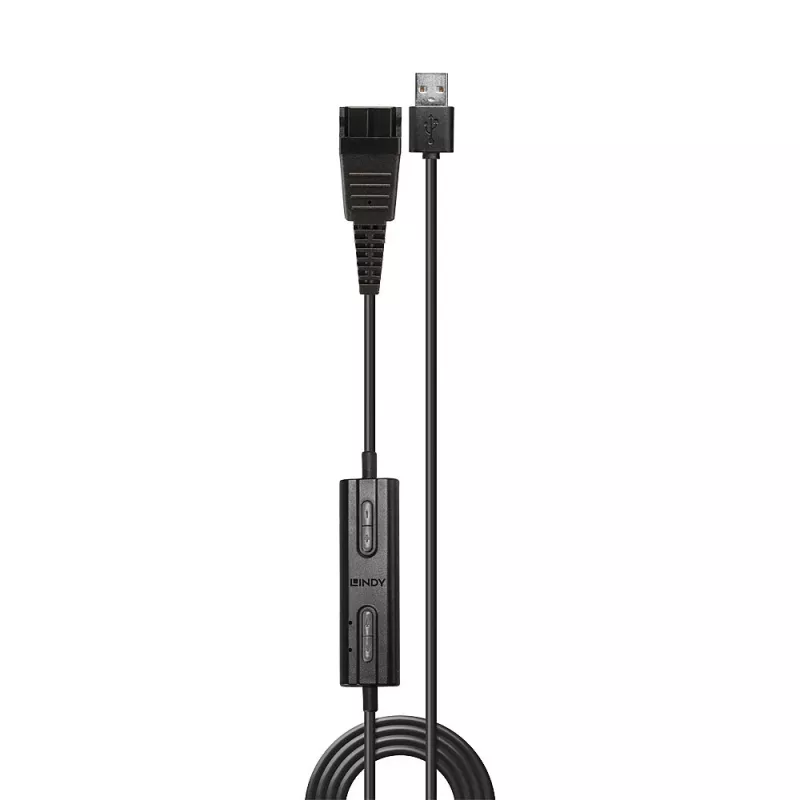 Lindy USB Type A do Jabra Quick Disconnect – adapter do zestawu słuchawkowego