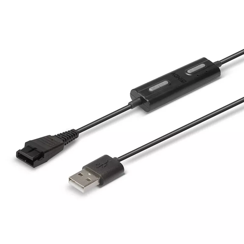 Lindy USB Type A do Jabra Quick Disconnect – adapter do zestawu słuchawkowego