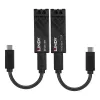 Lindy 100m Fibre Optic USB 3.2 Type C Extender, nadajnik i odbiornik sieciowy, 100 m, 10000 Mbit/s, światłowód, USB 3.2 Gen 1 (3.1 Gen 1) Type-C, czarny