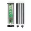 Obudowa SSD Lindy USB 3.2 Gen 2x2 NVMe M.2, obudowa SSD, M.2, PCI Express, 20 Gbit/s, łączność USB, srebrna