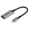 Lindy 43428 adapter kabla wideo 0,15 m USB Type-C HDMI szary