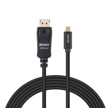 Lindy 2m USB Type C to DisplayPort 4K60 adapter kablowya with HDR