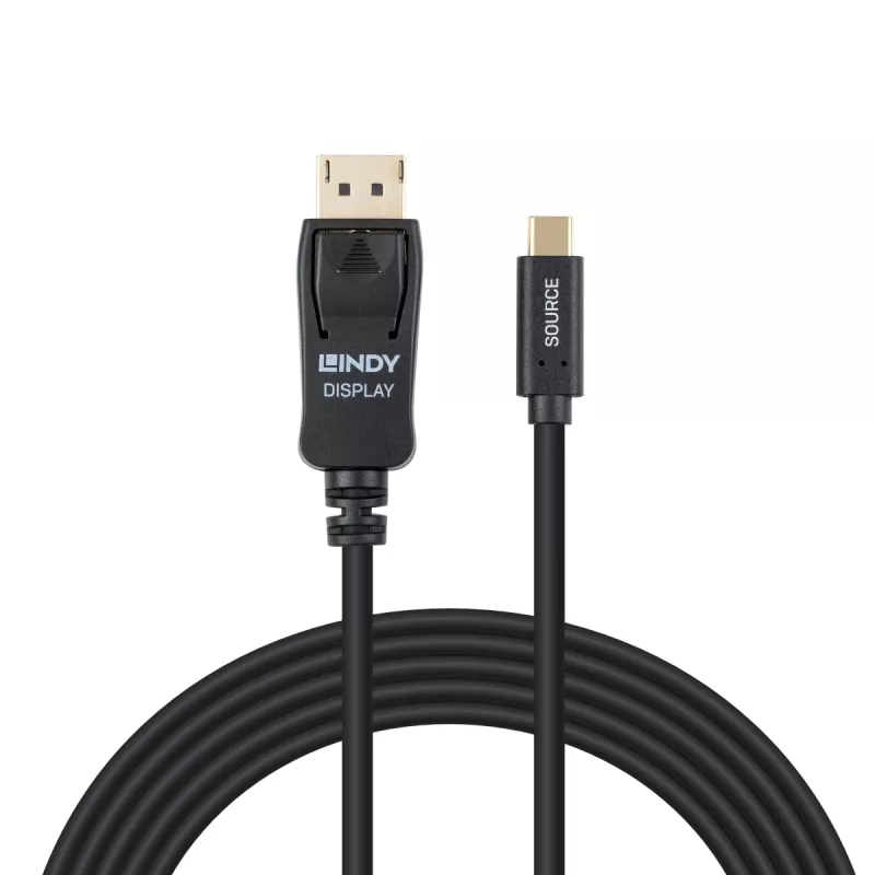 Lindy 2m USB Type C to DisplayPort 4K60 adapter kablowya with HDR