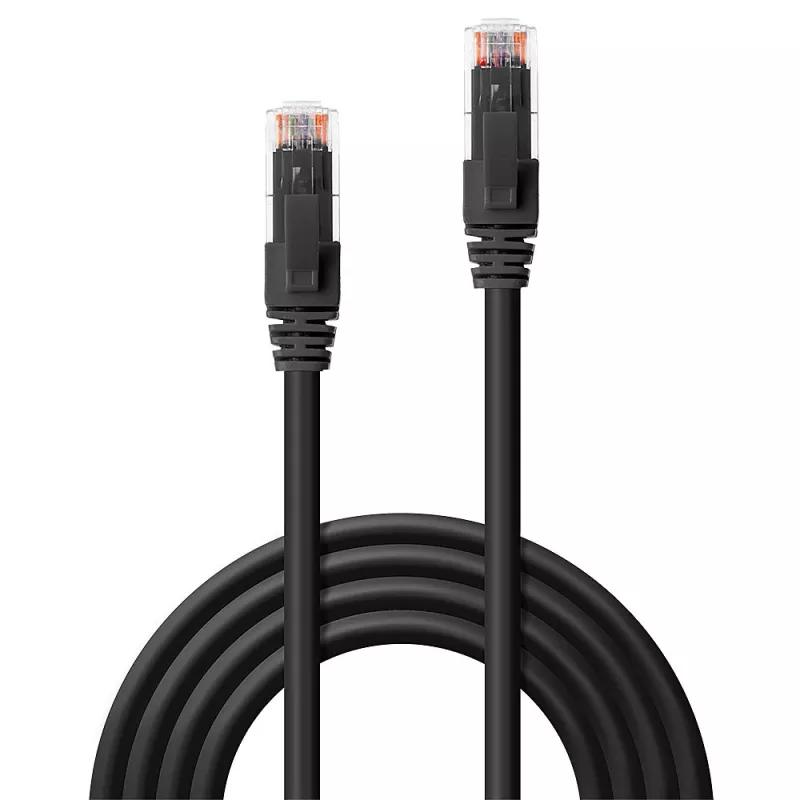 Lindy 45435 kabel sieciowy Czarny 5 m Cat6 U/UTP (UTP)