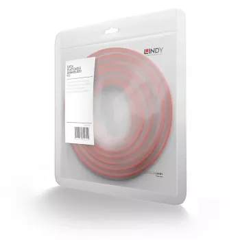 Lindy 47510 kabel sieciowy Czerwony 0,3 m Kat.6 U/UTP (UTP)