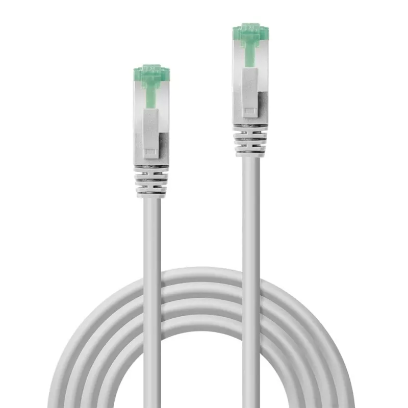 Kabel Lindy 1,5 m Cat.6A S/FTP GRS TPE, szary