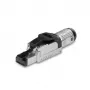 Lindy RJ-45 Cat.6/6A Beznarzędziowa wtyczka do montażu polowego, RJ45, Czarny, Srebrny, Metal, CE, REACH, RoHS, UKCA, 240 g, 133 mm