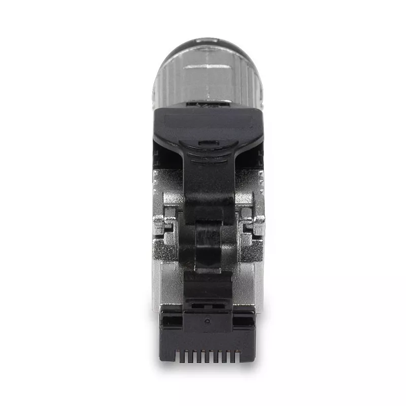 Lindy RJ-45 Cat.6/6A Beznarzędziowa wtyczka do montażu polowego, RJ45, Czarny, Srebrny, Metal, CE, REACH, RoHS, UKCA, 240 g, 133 mm