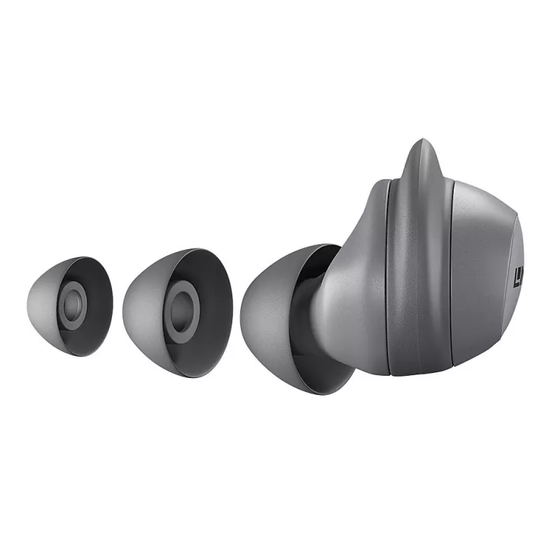 Lindy LE400W Zestaw słuchawkowy Bezprzewodowy Douszny Muzyka/Codzienny USB Typ-C Bluetooth Szary