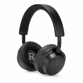 Lindy LH900XW Zestaw słuchawkowy Przewodowy i bezprzewodowy Pałąk na głowę Połączenia/Muzyka USB Type-C Bluetooth Czarny
