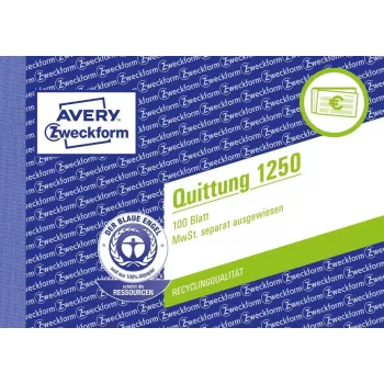 Formularz/książka rachunkowa A6 Avery 1250