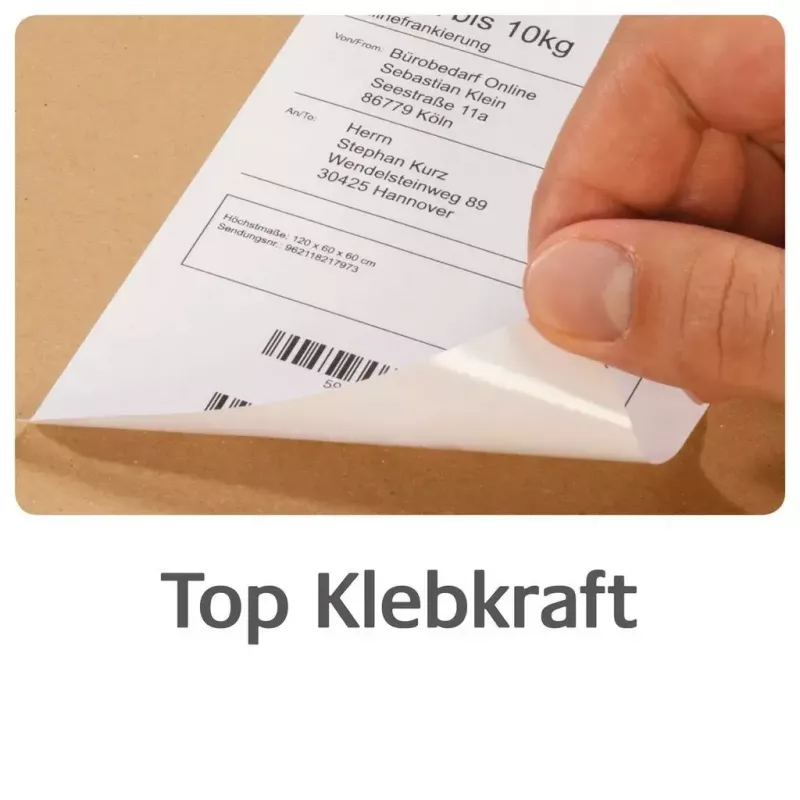 Samoprzylepna etykieta do drukarki Avery TD8050-25