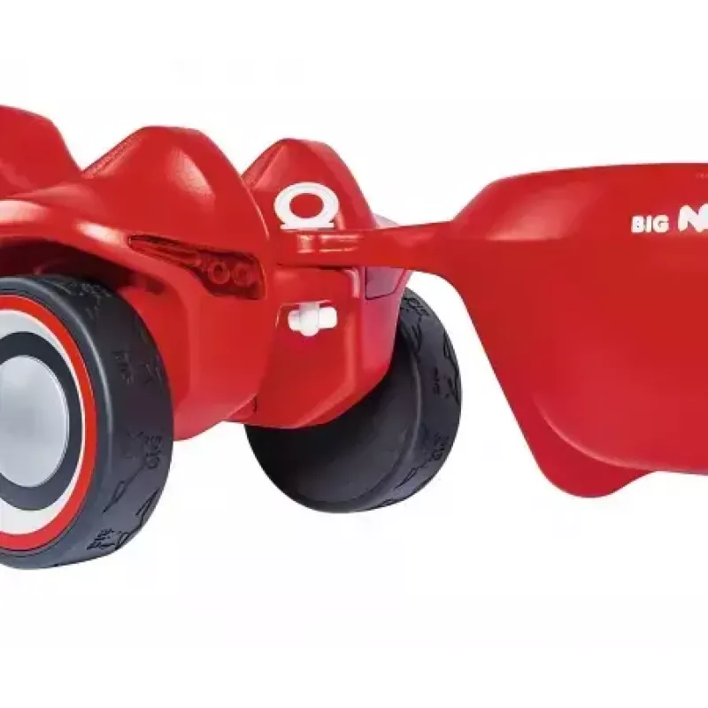 Przyczepka do autka na akumulator Simba‑Dickie BIG Bobby‑Car Neo Trailer — plastikowa, czerwona, dla dzieci w wieku 1–5 lat