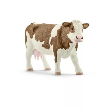 schleich FARM WORLD Krowa simentalska, 3 lat(a), Farma, Zwierzęta gospodarskie / Zabawki wiejskie, Wielokolorowy, Plastik, 1 szt.