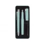 Ballpoint pen and Fountain pen Faber-Castell Poly Ball Set Czarny Light niebieski 3 pcs