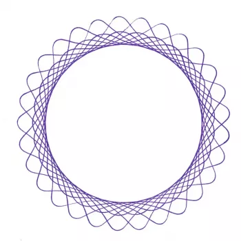 Spirograf dla dzieci Ravensburger 297740 z szablonem i 2 pisakami, wielokolorowy, od 6 lat