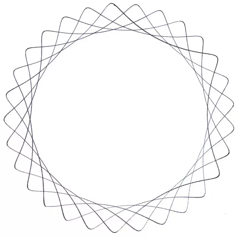 Spirograf dla dzieci Ravensburger 297740 z szablonem i 2 pisakami, wielokolorowy, od 6 lat