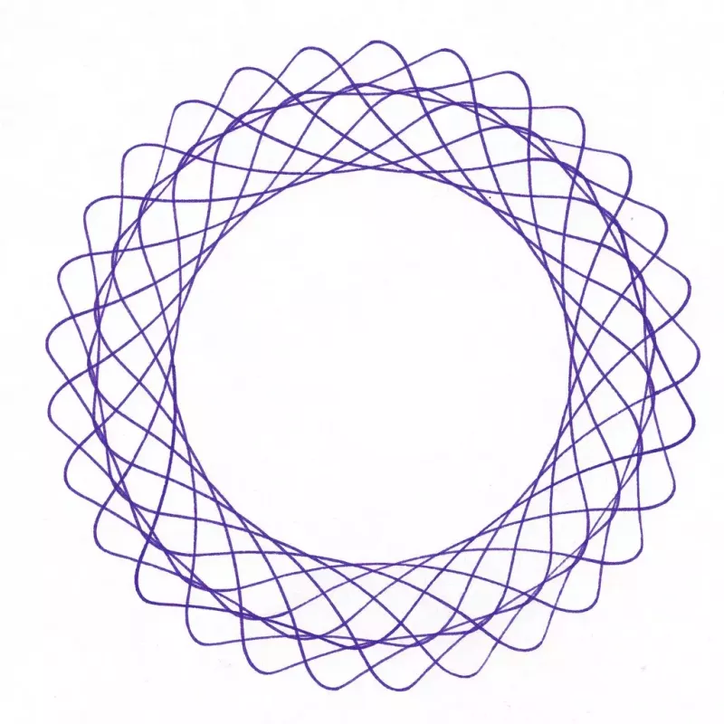 Spirograf dla dzieci Ravensburger 297740 z szablonem i 2 pisakami, wielokolorowy, od 6 lat