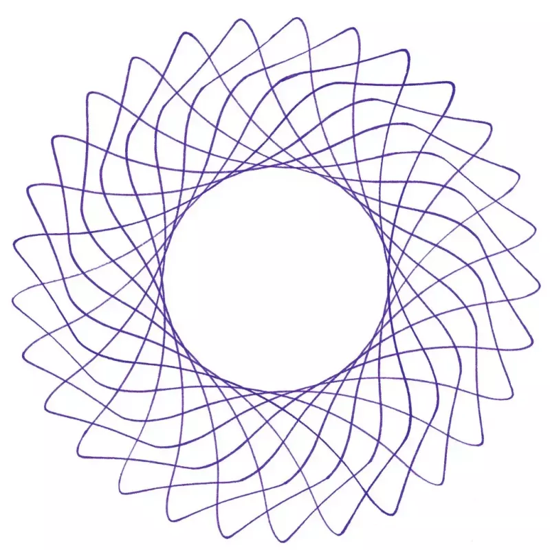 Spirograf dla dzieci Ravensburger 297740 z szablonem i 2 pisakami, wielokolorowy, od 6 lat