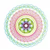 Spirograf dla dzieci Ravensburger 297740 z szablonem i 2 pisakami, wielokolorowy, od 6 lat