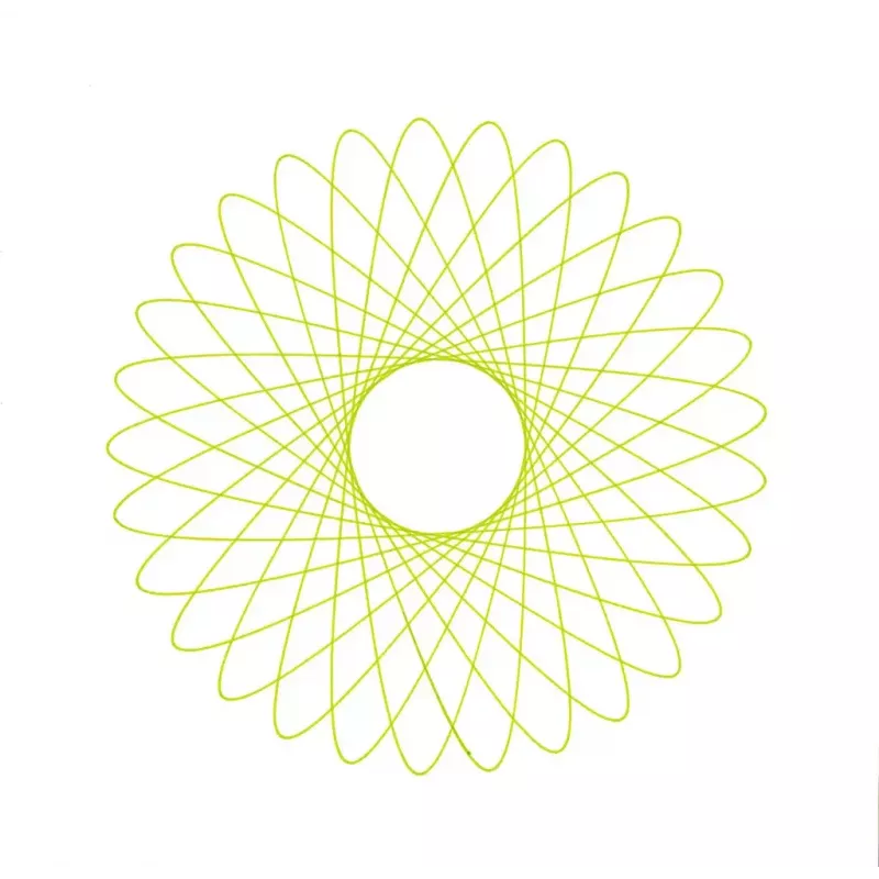 Spirograf dla dzieci Ravensburger 297740 z szablonem i 2 pisakami, wielokolorowy, od 6 lat